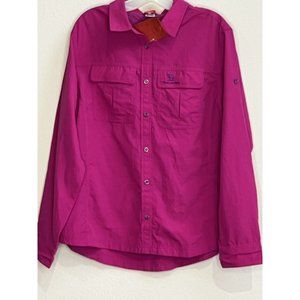 NWT Camel Crown Pink Quick Drying Long Sleeve Shirt Size XXL hiking Outdoors 2xl